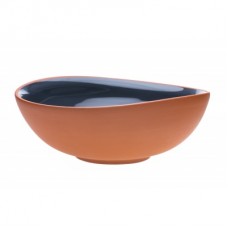 Vaidava Ceramics kolekcija Zeme bļoda pelēka izliekta, 240x90mm, 2l